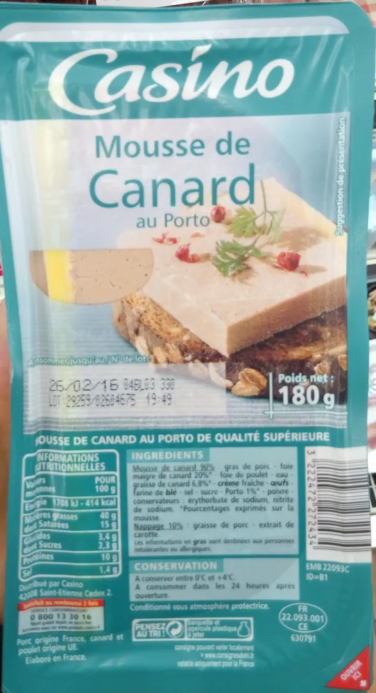 Mousse de Canard au Porto