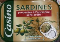 Sardines préparées à l'ancienne sans arête à l'huile d'olive vierge extra