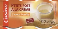 Petits pots de crème saveur vanille