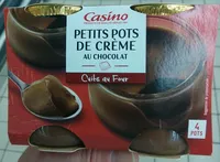 Petits pots de crème au chocolat