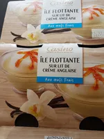 ÎLE flottante sur lit de crème anglaise à la vanille bourbon
