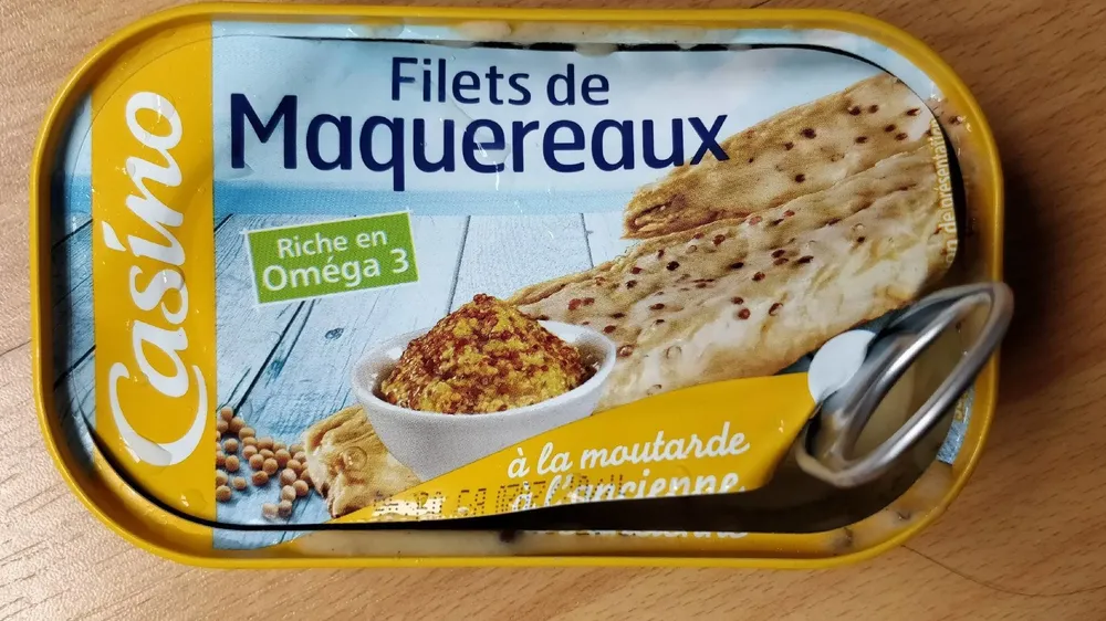 Filets de maquereaux aux deux moutardes