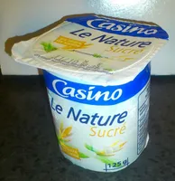 Le nature sucré - Au sucre de canne