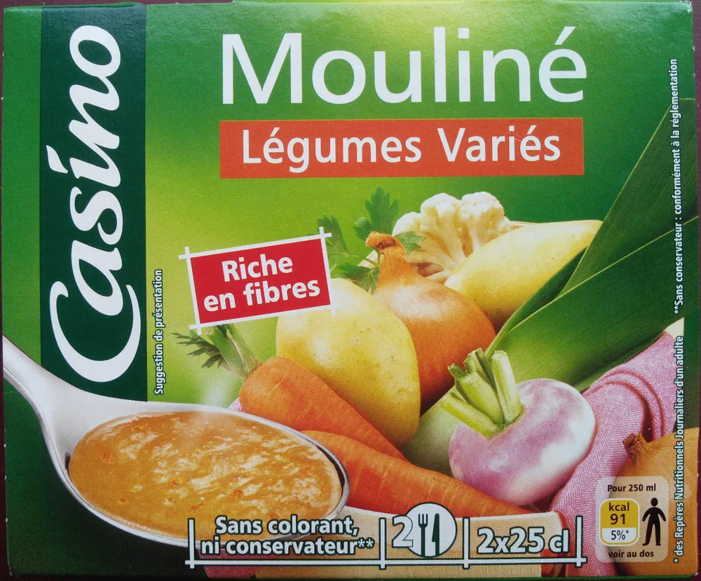 Mouliné légumes variés