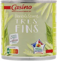 Haricots beurre très fins