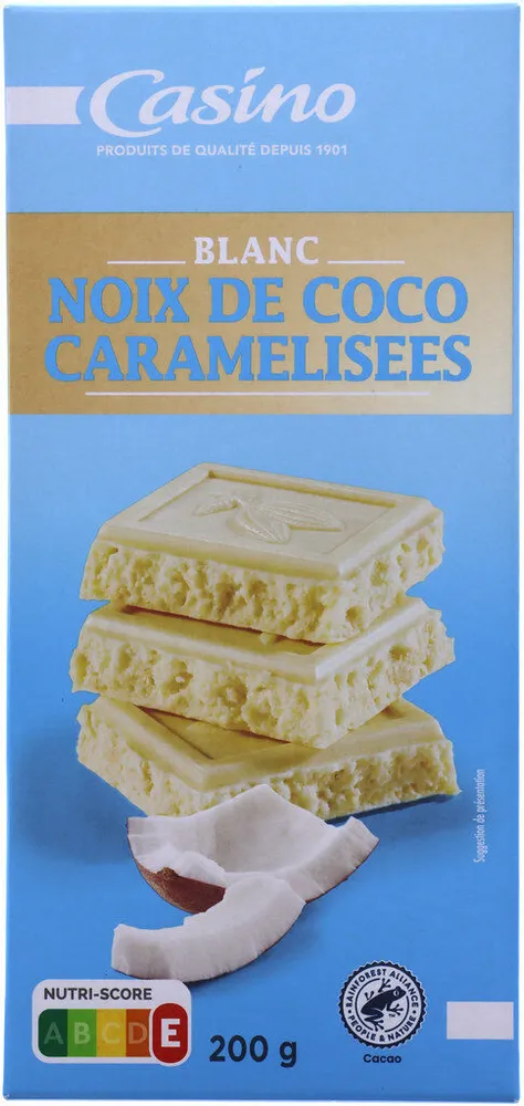 Blanc noix de coco caramélisées