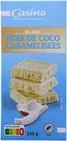 Blanc noix de coco caramélisées
