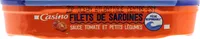 Filets de sardines à la tomate et petits légumes sans arête