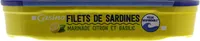 Filets de sardines au citron et basilic