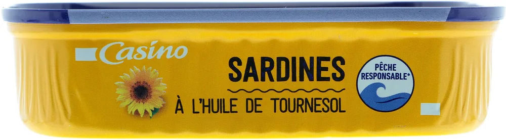 Sardines à l'huile de tournesol