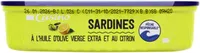 Sardines à l'huile d'olive vierge extra et au citron