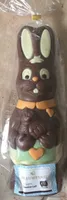 Lapin au chocolat au lait décoré