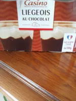 Liégeois au chocolat 4 (ou 12) pots de dessert lacté au chocolat