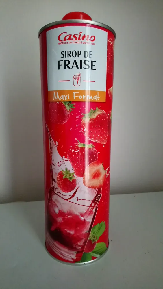 Sirop de fraise