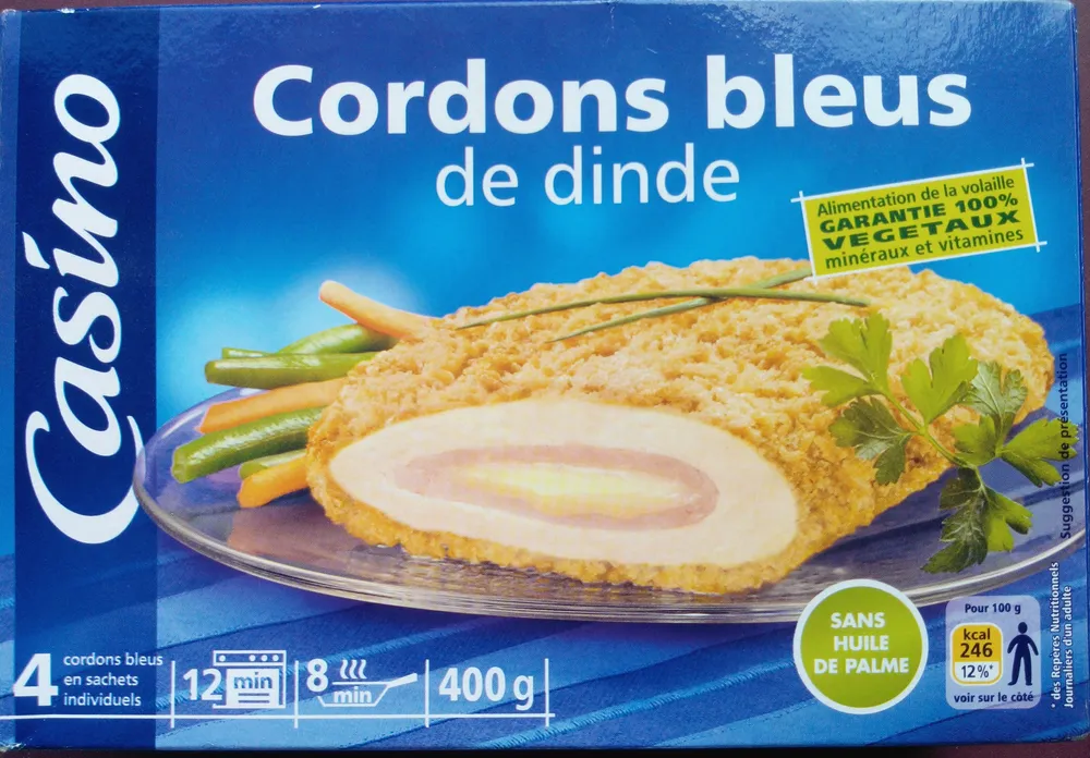 Cordons bleus de dinde