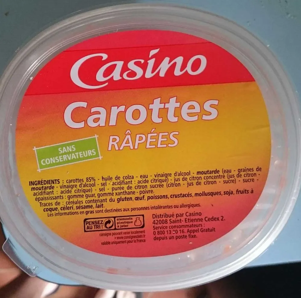 Carottes Râpées