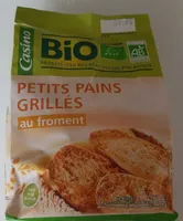 Petits pains grillés au froment bio