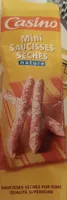mini saucisses sèches nature