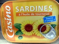Sardines à l'huile de tournesol