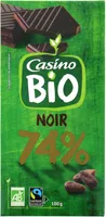 Chocolat noir bio 74% dégustation
