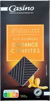 Noir dégustation aux écorces d'oranges confites