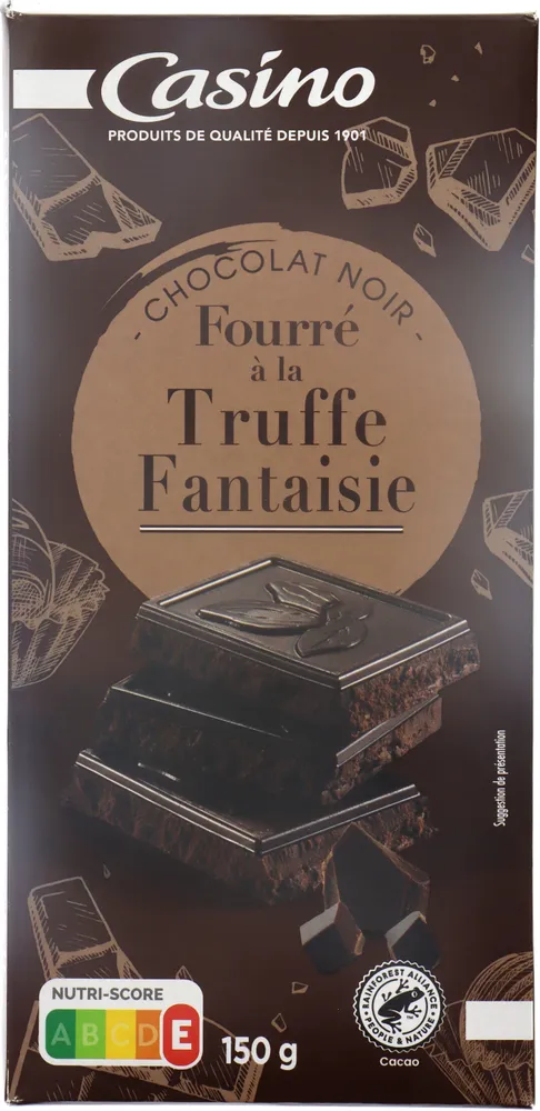 Chocolat supérieur Noir truffé