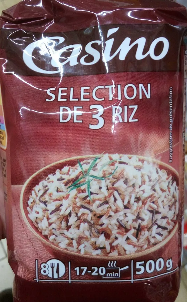 Sélection de 3 riz