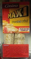 MAXI Poulet rôti - pain de mie complet