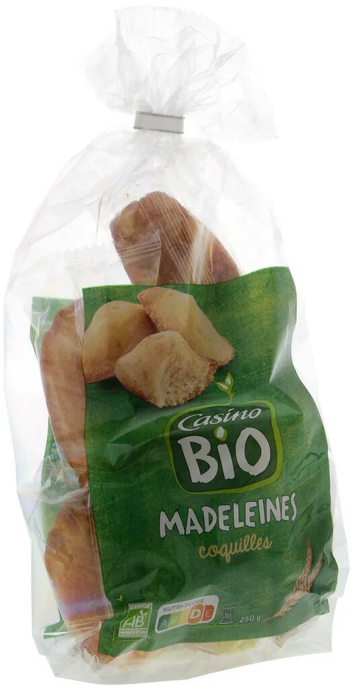 Madeleines coquilles BIO