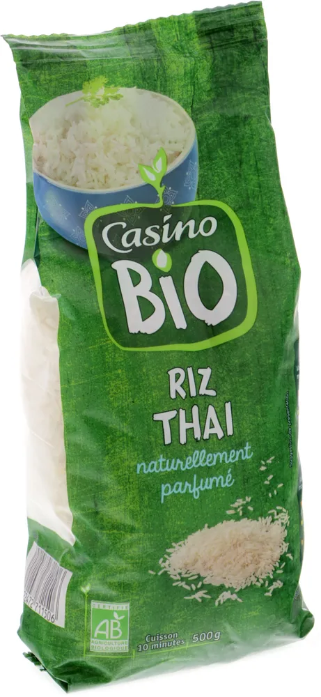 Riz thaï naturellement parfumé bio
