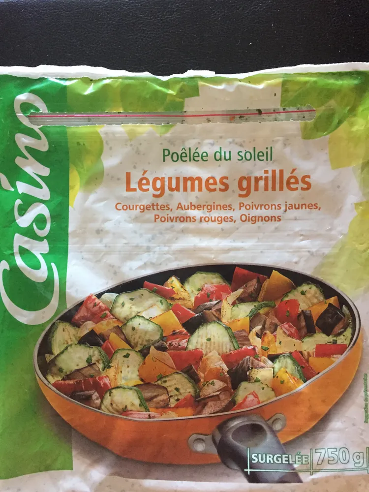 Poélée du soleil Légumes grillés