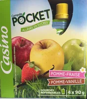 Compote POCKET allégée en sucres