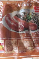 Saucisses fumées à cuire
