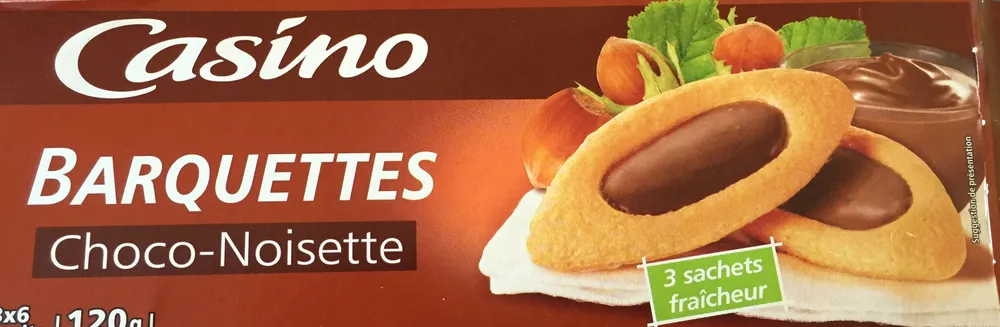 Barquettes choconoisette