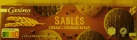 Sablés Céréales et chocolat au lait