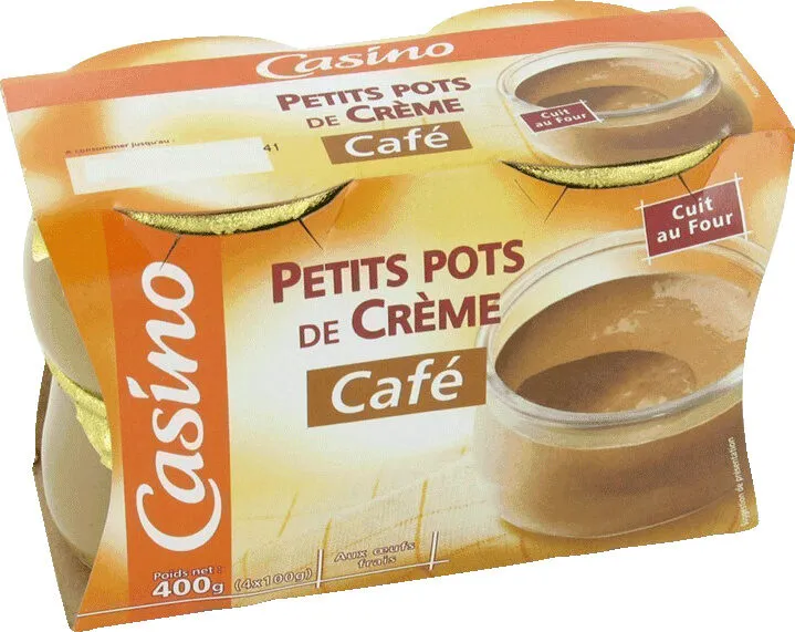 Petits pots de crème au café
