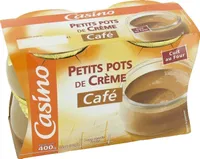 Petits pots de crème au café