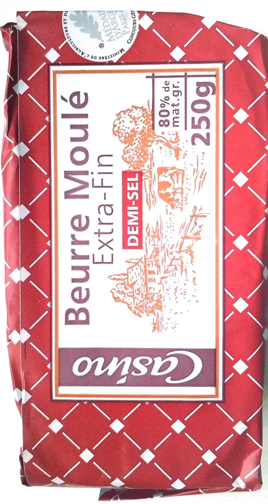 Beurre Moulé ExtraFin Demisel 80% de matières grasses