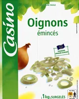 Oignons Emincés Casino 1Kg (surgelés) 1 Kilo