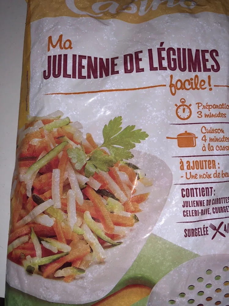 Ma julienne de légumes