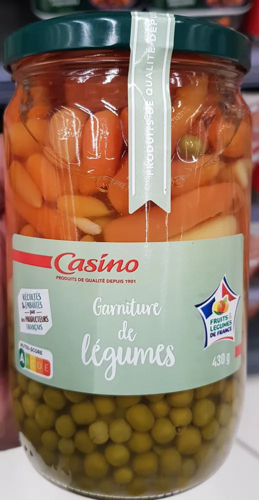 Garniture de légumes
