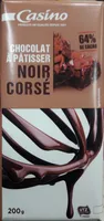 Noir dessert corsé 64% de cacao