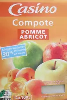 Compote Pomme Abricot allégée en sucres