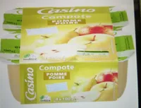 Compote Pomme Poire allégée en sucres