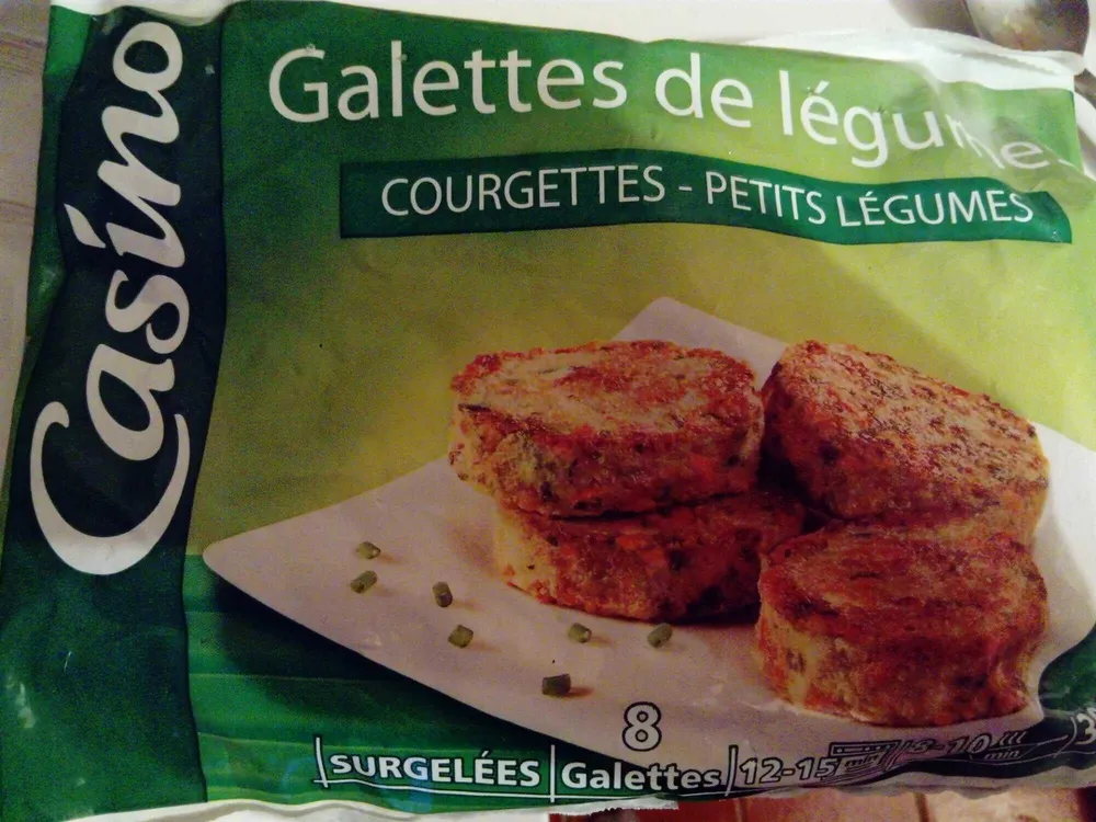 Galettes de légumes courgettes petits légumes