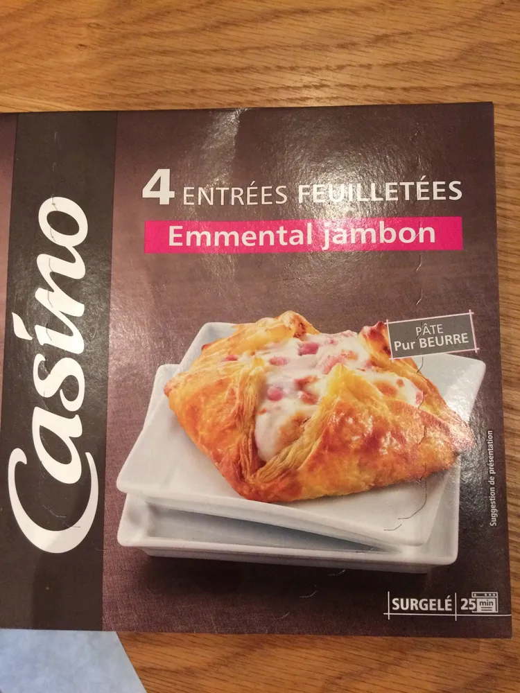 4 Paniers jambon emmental