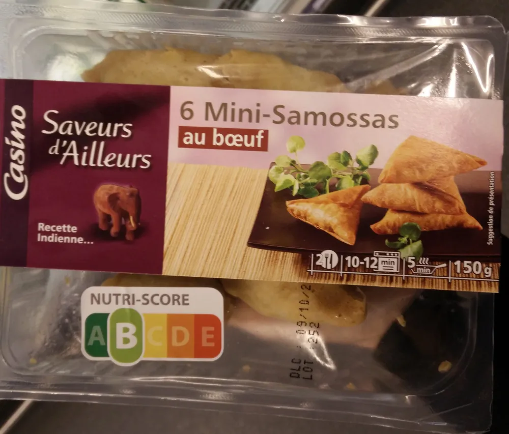 Saveurs d'Ailleurs - 6 Mini-Samossas au bœuf