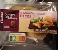 Saveurs d'Ailleurs - 6 Mini-Samossas au bœuf