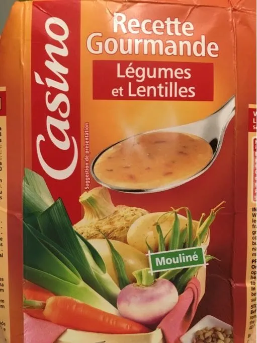 Mouliné de légumes aux lentilles