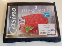 2 Steaks Hachés Pur Bœuf 5% MG